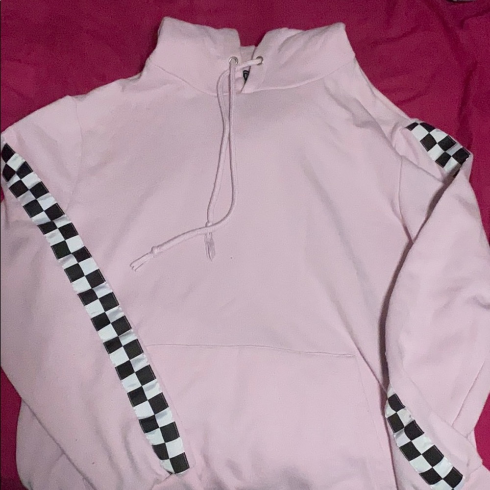 Pink hoodie